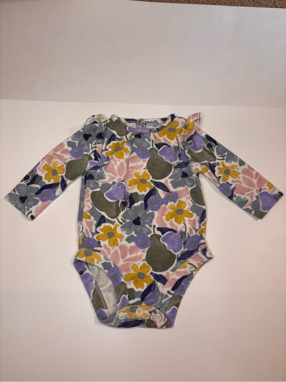 Carters Floral One Piece Onesie